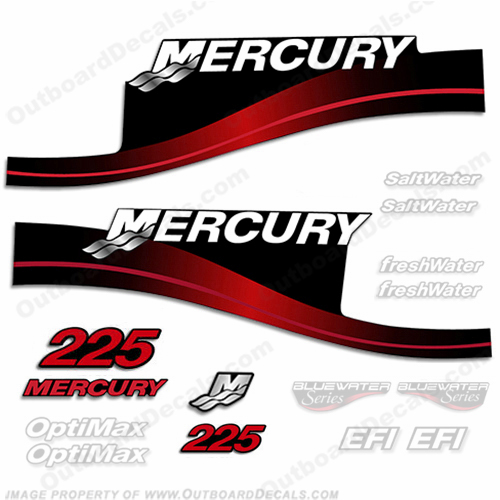 Mercury 225hp Decal Kit - 1999-2004 (Red) All Models Available 225 decals, mercury 225 hp, mercury saltwater, mercury saltwater decals, mercury freshwater decals, mercury efi decals, mercury optimax decals, mercury xr6 decals, mercury offshore edition decals, mercury efi saltwater decals, mercury optimax saltwater decals, mercury efi freshwater decals, mercury efi saltwater decals, mercury saltwater, mercury freshwater, mercury efi, mercury optimax, mercury xr6, mercury offshore edition, mercury efi saltwater, mercury optimax saltwater, mercury efi freshwater, mercury efi saltwater, merc decals, merc 225, merc 225 decals, optimax saltwater, efi saltwater, offshore edition, xr6, efi freshwater, mercury 225 optimax saltwater, mercury 225 optimax saltwater decals