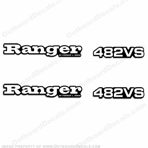 Ranger 482VS Decals (Set of 2) - Any Color! INCR10Aug2021