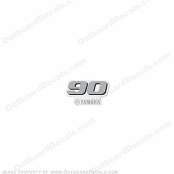 Yamaha Single "90 Fourstroke" 2013 Style Decal - Front 