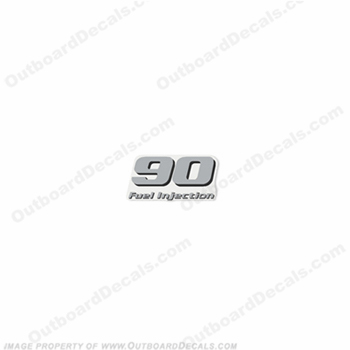 Yamaha Single "90 Fourstroke" 2013 Style Decal - Rear 