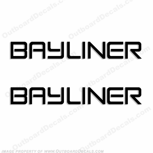 Bayliner Boats Logo Decal - Any Color! (Set of 2) INCR10Aug2021