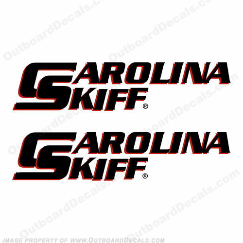 Carolina Skiff Boat Decals - Set of 2 INCR10Aug2021