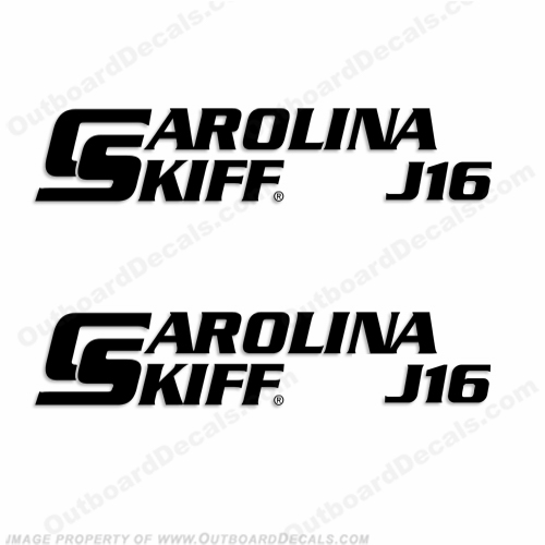 Carolina Skiff Boat Decal J16 - (Set of 2) INCR10Aug2021