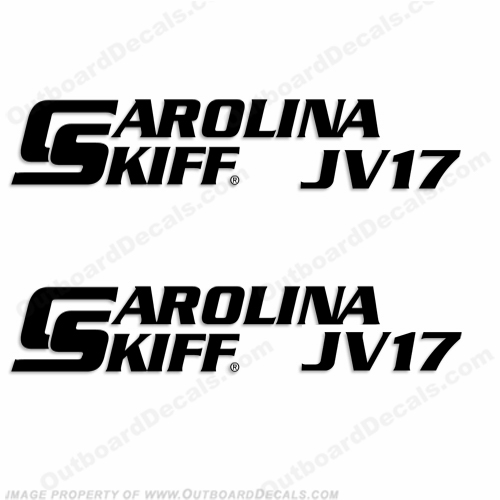 Carolina Skiff Boat Decal JV17 - (Set of 2) INCR10Aug2021