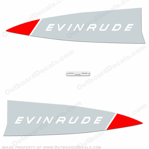Evinrude 1965 33hp Decal Kit INCR10Aug2021