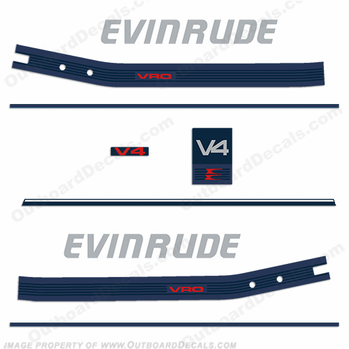 Evinrude 1986 110hp Decal Kit INCR10Aug2021