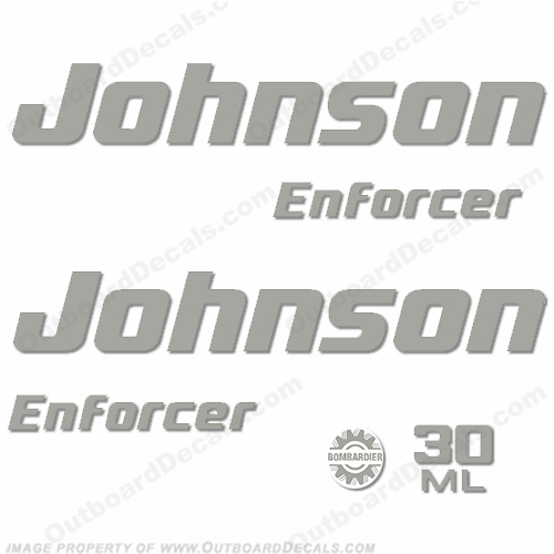 Johnson/Evinrude Enforcer 30ML Decals INCR10Aug2021