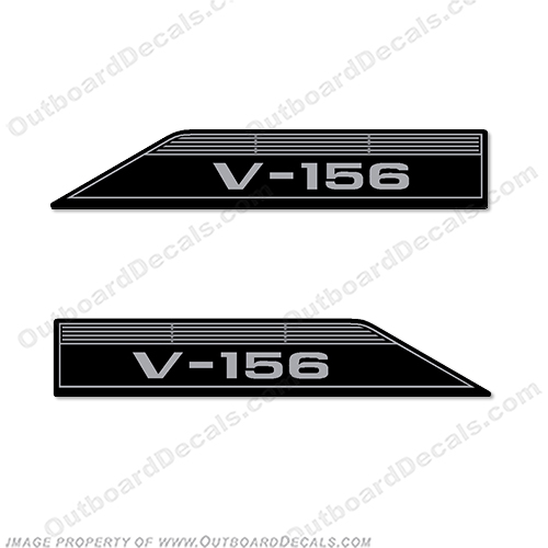 Glastron V-156 Boat Decals (Set of 2) - 1973 and up 156, v156, INCR10Aug2021