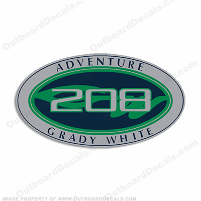 Grady White Adventure 208 Logo Decals (Set of 2) INCR10Aug2021