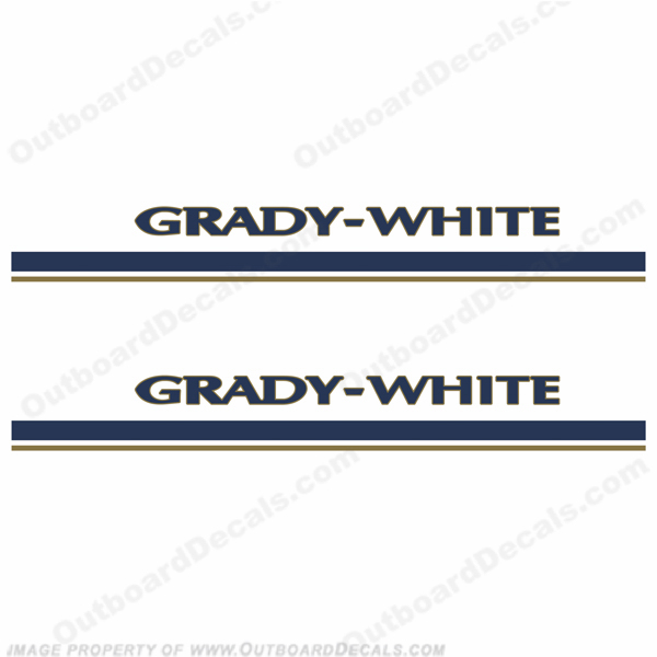 Grady White Boat Decals and Stripes INCR10Aug2021