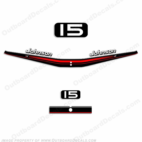 Johnson 15hp Decal Kit 1995 - 1996 INCR10Aug2021