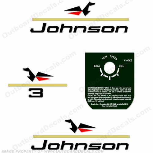 Johnson 1967 3hp Decals INCR10Aug2021