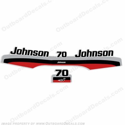 Johnson 70hp Decal Kit - 1997-1998 INCR10Aug2021