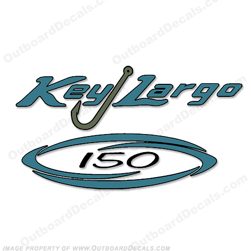 Key Largo 150 Bay Boat Decal  INCR10Aug2021