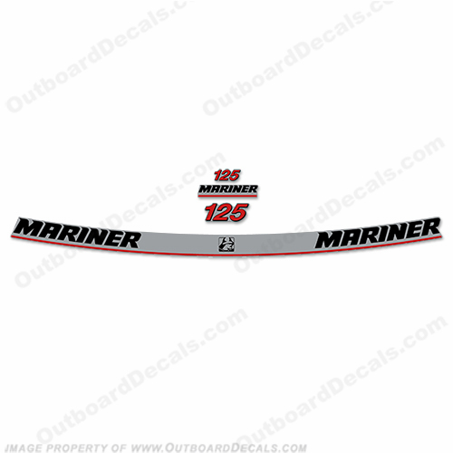 Mariner 125hp Decal Kit INCR10Aug2021