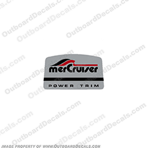 Mercruiser Power Trim Outdrive Transom Power trim Assembly Decal mercury, mercruiser, power, trim, decal, sticker, for, inboard, outdrive, transom, assembly