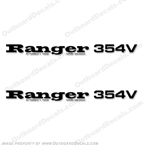 Ranger 354V Decals (Set of 2) - Any Color! ranger 354v, 354 v, INCR10Aug2021