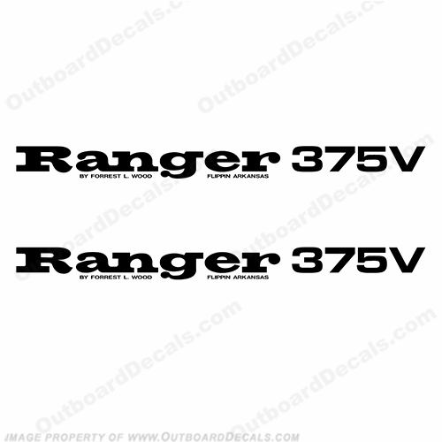 Ranger 375V Decals (Set of 2) - Any Color! INCR10Aug2021
