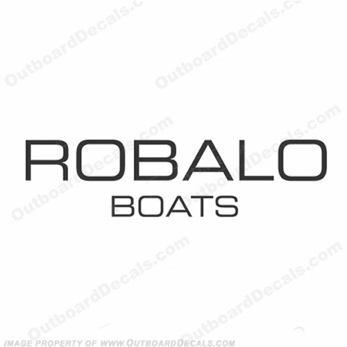 Robalo Boats Logo Decals - Any Color! INCR10Aug2021