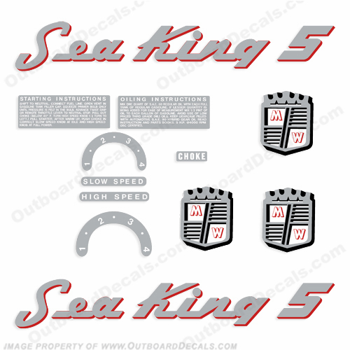Sea King 1957 5HP Decals INCR10Aug2021