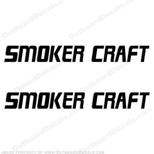 Smoker Craft Boat Logo Decals (Set of 2) INCR10Aug2021