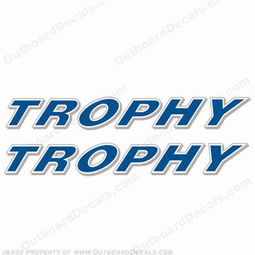 Trophy Boats Logo Decal (Set of 2) INCR10Aug2021