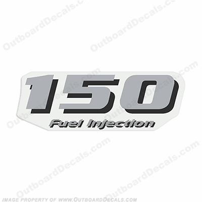 Yamaha Single "150 Fuel Injection" Decal - Rear  INCR10Aug2021