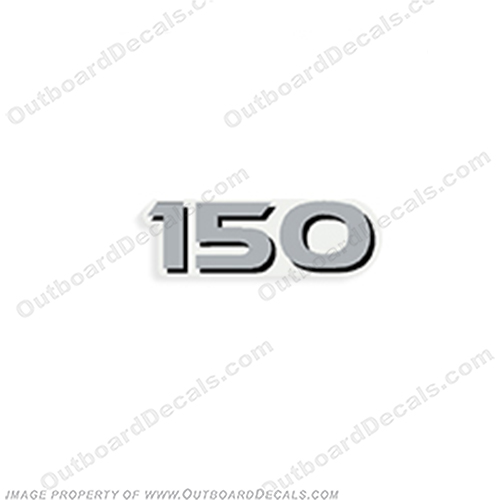 Single "150" Decal - Front for Yamaha Outboard INCR10Aug2021