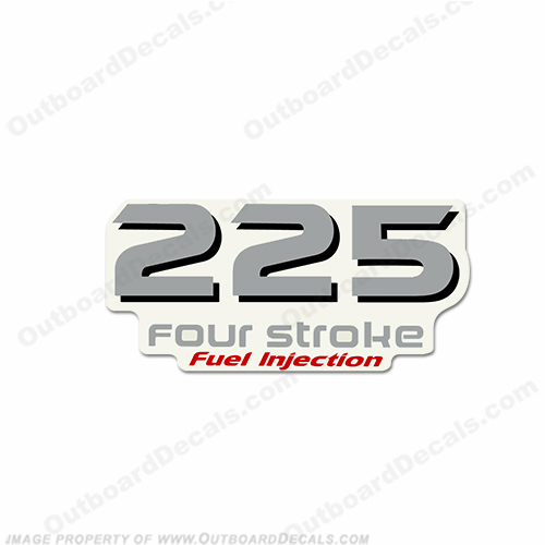 Yamaha "225 Fourstroke" Decal - Rear INCR10Aug2021