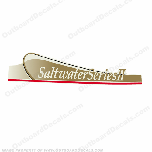 Yamaha Saltwater Series II Carb Single Decal - Left Side (Gold) INCR10Aug2021