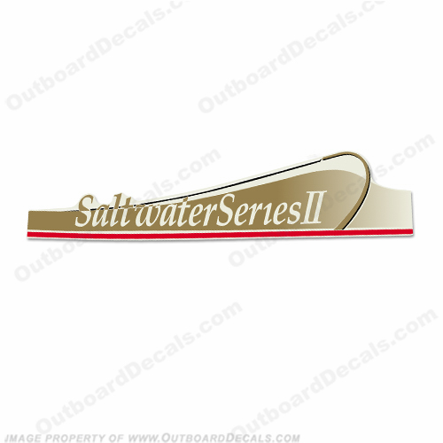 Yamaha Saltwater Series II Carb Single Decal - Right Side (Gold) INCR10Aug2021