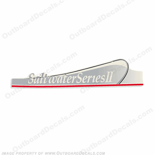 Yamaha Saltwater Series II Carb Single Decal - Right Side (Silver) INCR10Aug2021