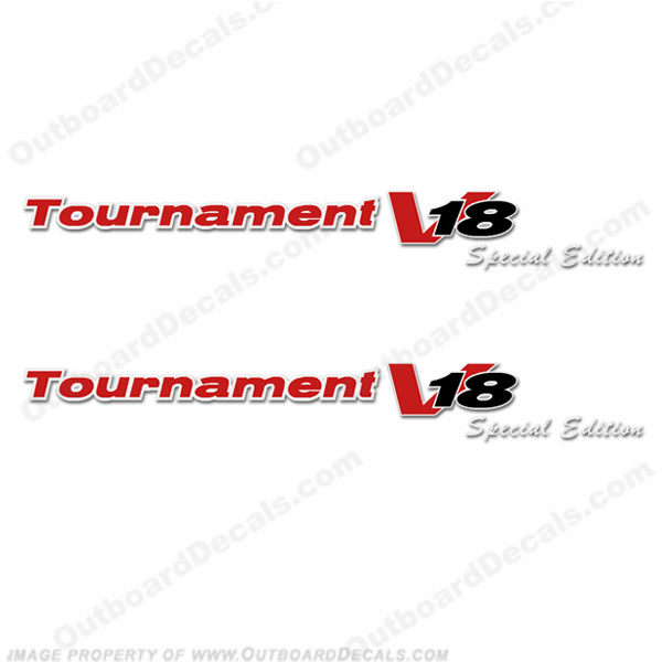 Tracker "Tournament V18 Special Edition" Decals (Set of 2) INCR10Aug2021