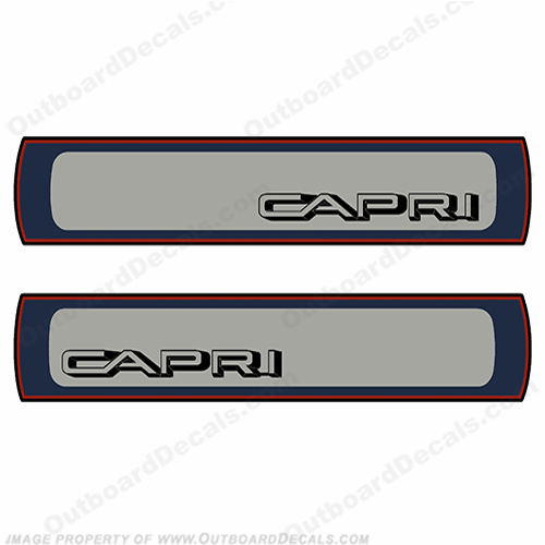 Bayliner Capri Boats Logo Decal (Set of 2) boat, logo, decal, bay, liner, bayliner, capri, 15,16,17,18,19,20,21,22,23,24,25, INCR10Aug2021