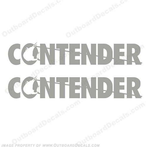 Contender Decals - Any Color! (Set of 2) INCR10Aug2021