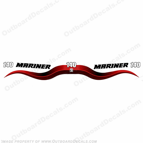 Mariner 140hp Decal Kit - Wrap Around INCR10Aug2021
