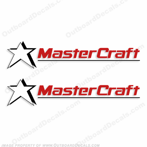 MasterCraft Boat Decals - Style 3 (Set of 2) INCR10Aug2021