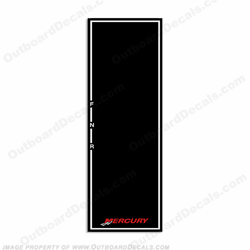 Mercury Mercruiser Quicksilver Single Engine Control Decal INCR10Aug2021