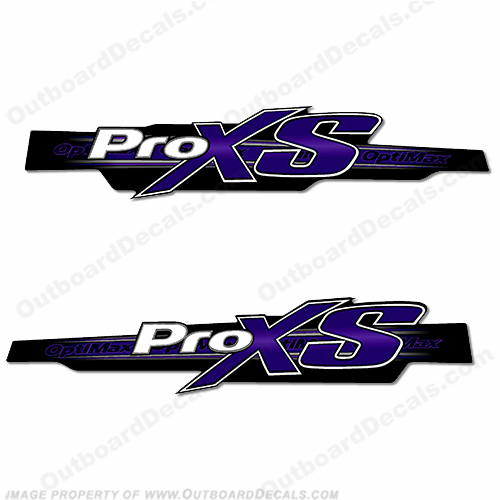 Mercury Single "PROXS" Side Cowl Decals - Purple pro xs, optimax proxs, optimax pro xs, optimax pro-xs, pro-xs, INCR10Aug2021