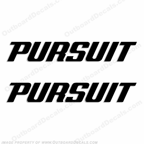 Pursuit Boat Logo Decal - Any Color! INCR10Aug2021