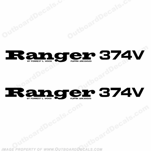 Ranger 374V Decals (Set of 2) - Any Color! INCR10Aug2021