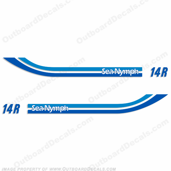 Sea Nymph 14R Boat Stripe Decal Kit INCR10Aug2021