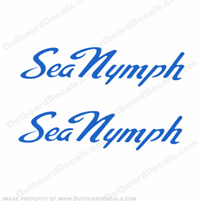 Sea Nymph Boat Decals (Style 1) - Any Color! INCR10Aug2021