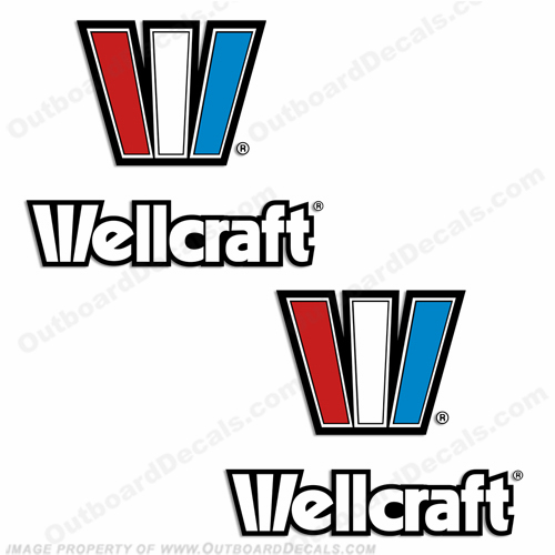 Wellcraft Boat Decals (Set of 2) INCR10Aug2021