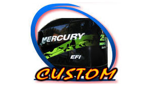 Custom Color Mercury Decals