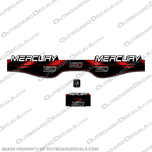 Mercury 150hp 1998 Outboard Motor Engine Decals INCR10Aug2021