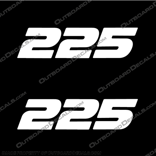Mercury ProXS 225 2019 and Up Decals - (Set of 2) Any Color! Mercury, ProXS, 225, 2019, 2019+, Decal, Decals, 1, Set of 2, Any, Color, Any Color