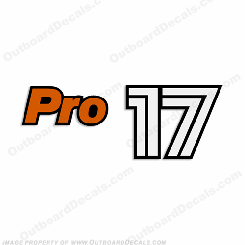 Bass Tracker Pro 17 Decal INCR10Aug2021