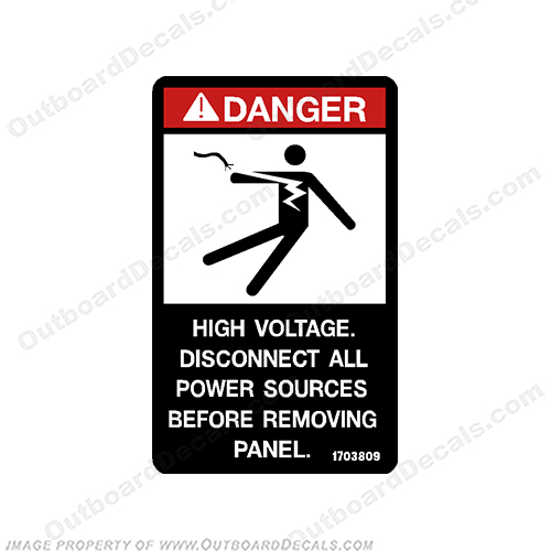 Danger Decal - High Voltage danger, high, voltage, INCR10Aug2021