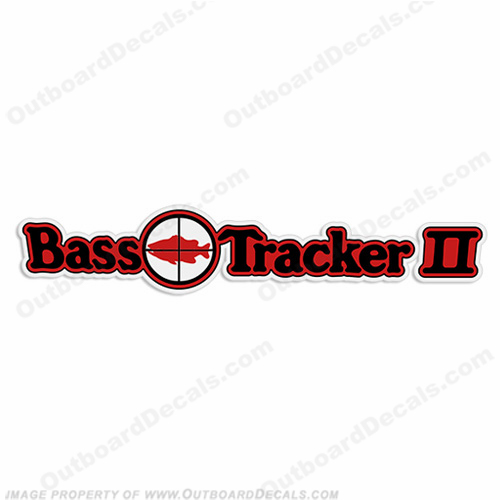 Bass Tracker II Target Boat Decal 2, INCR10Aug2021